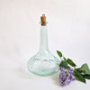 Vintage Italian glass bottle with stopper