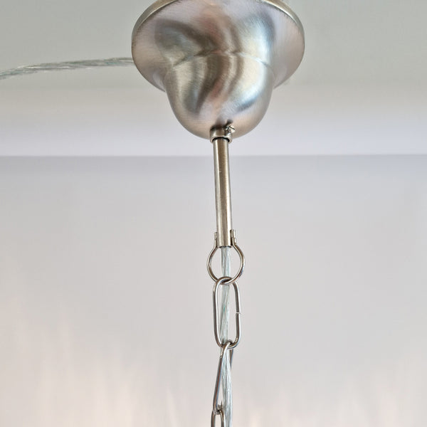 Vintage Italian glass hanging light