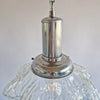 Vintage Italian glass hanging light