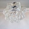 Vintage Italian glass hanging light