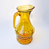 1970s amber glass jug by Bormioli