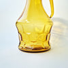 1970s amber glass jug by Bormioli