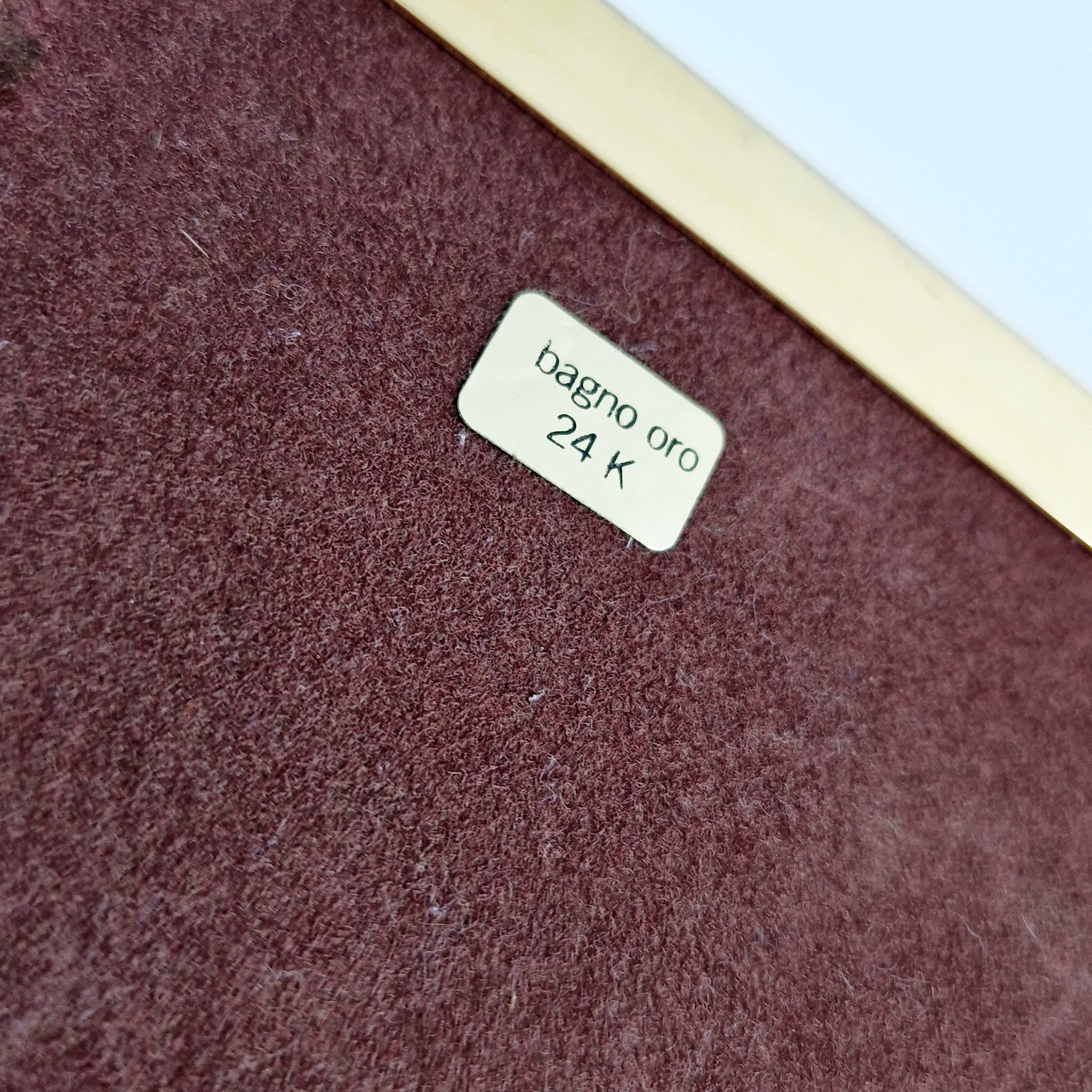 1980s Italian gold plated trinket box