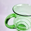 Mid-century Italian green glass jug