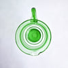Mid-century Italian green glass jug