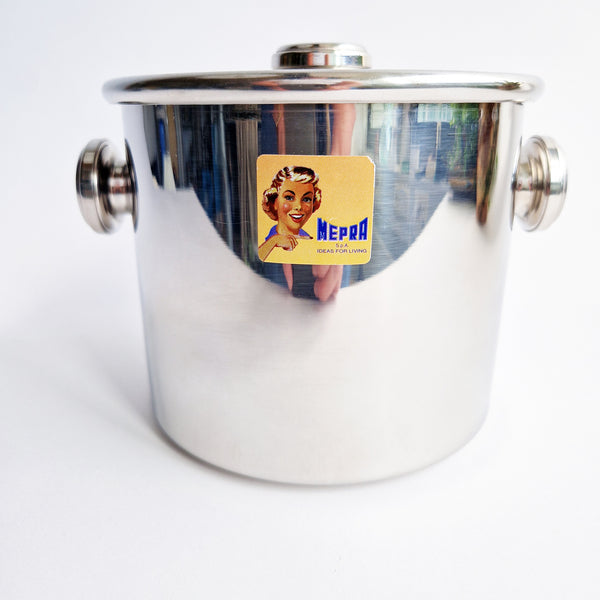 Vintage Italian ice bucket by Mepra