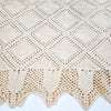 Vintage Italian knitted wool single bedspread