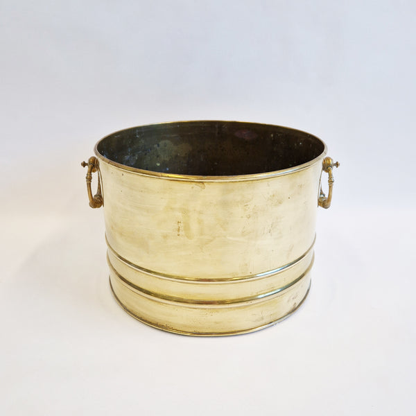 Vintage Italian brass planter