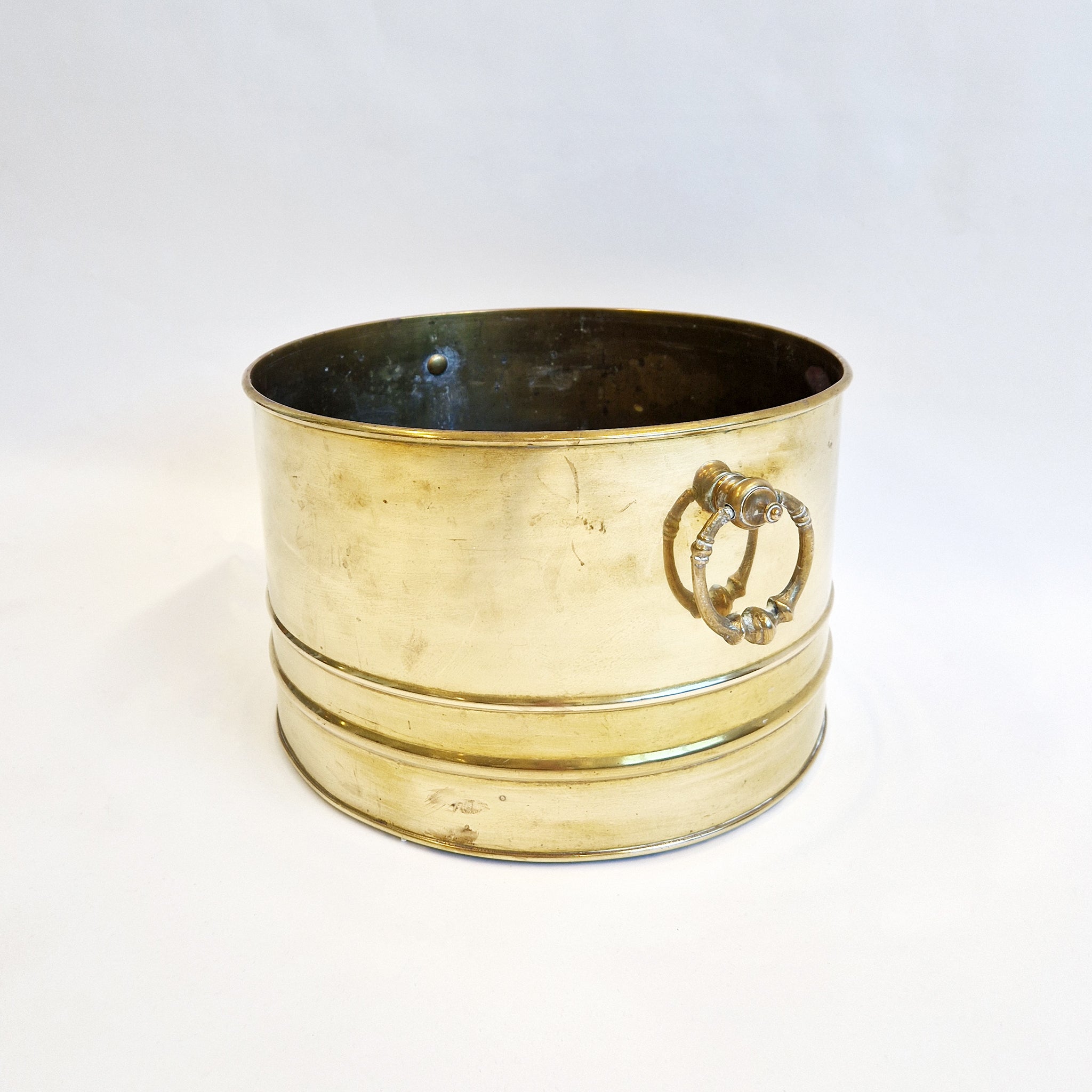 Vintage Italian brass planter