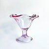 Vintage Italian glass gelato cups (set of 6)
