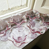 Vintage Italian glass gelato cups (set of 6)