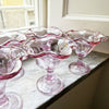 Vintage Italian glass gelato cups (set of 6)