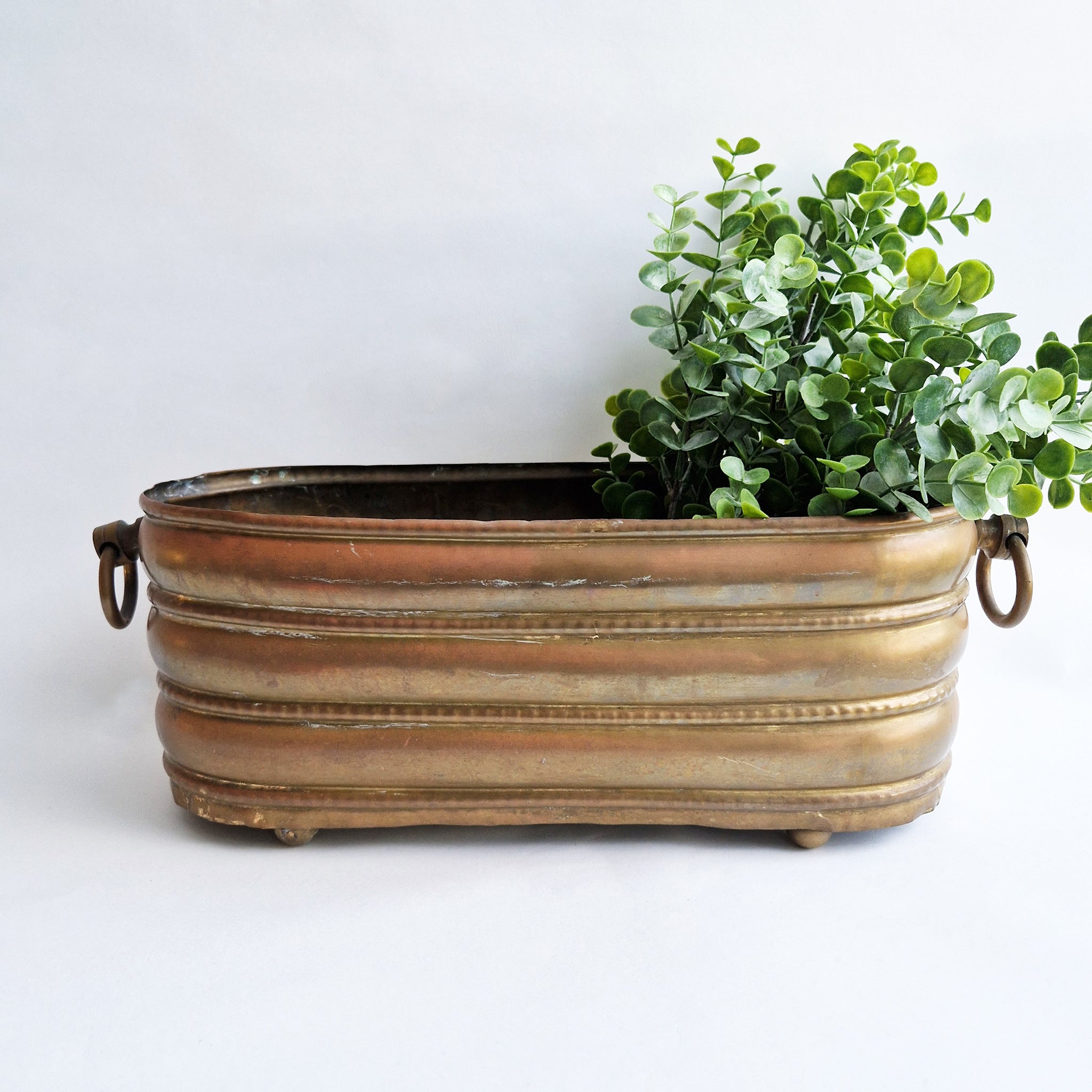 Mid-century Italian long planter