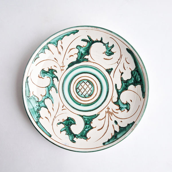 Vintage Italian ceramic plate