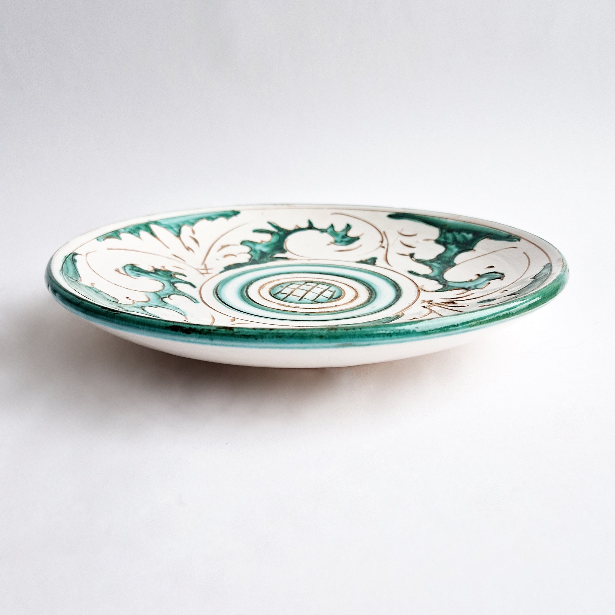 Vintage Italian ceramic plate