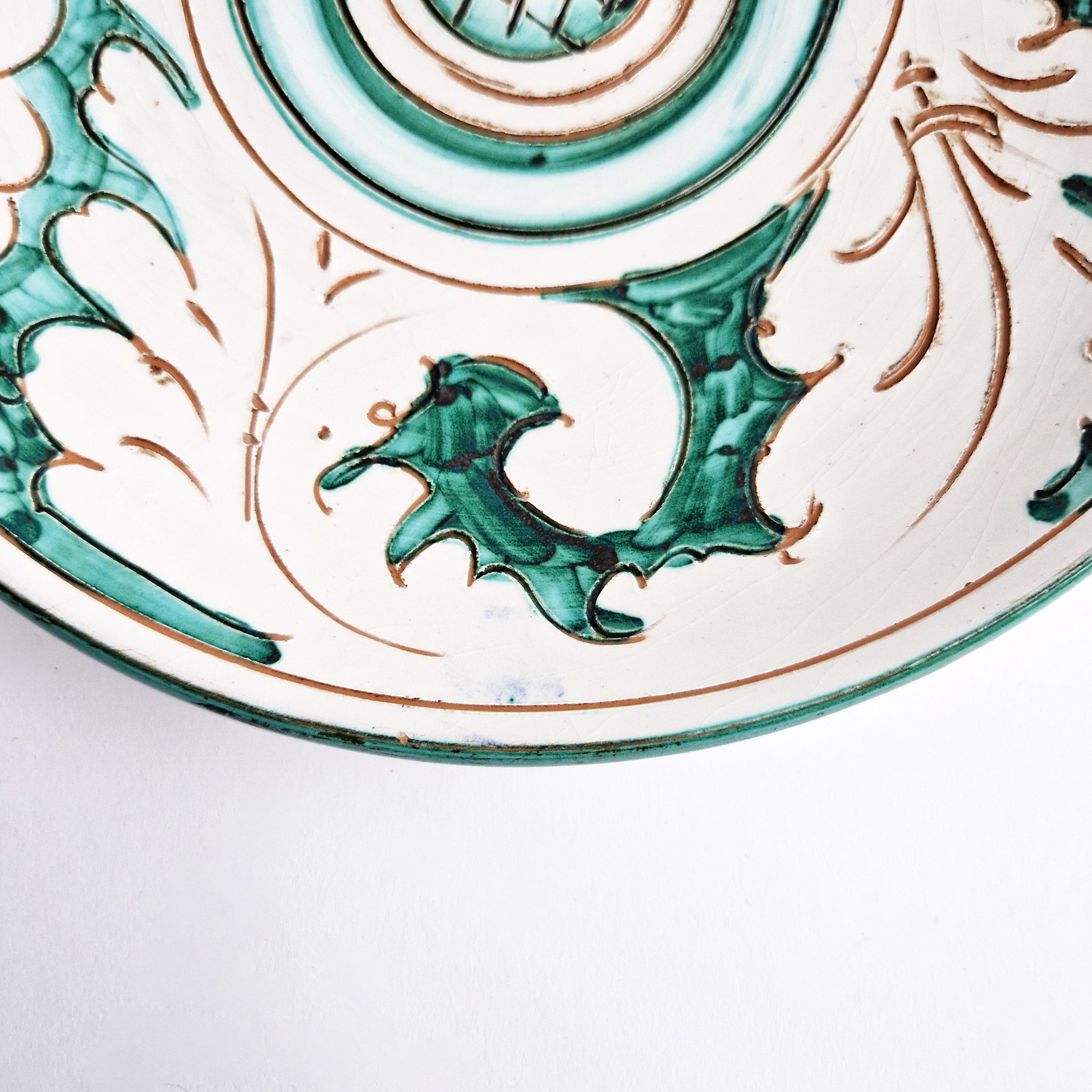 Vintage Italian ceramic plate