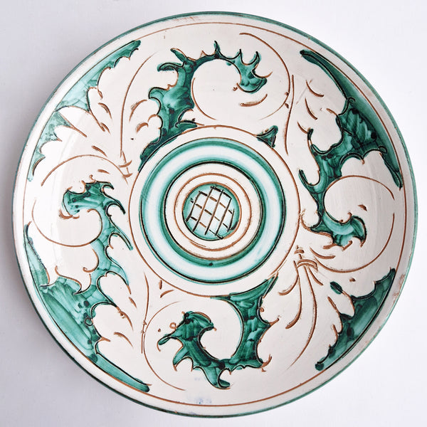 Vintage Italian ceramic plate