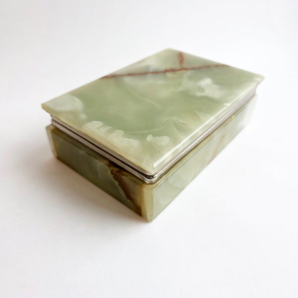 1970s Italian onyx jewelry box