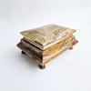 Mid-century large Italian onyx jewelry box