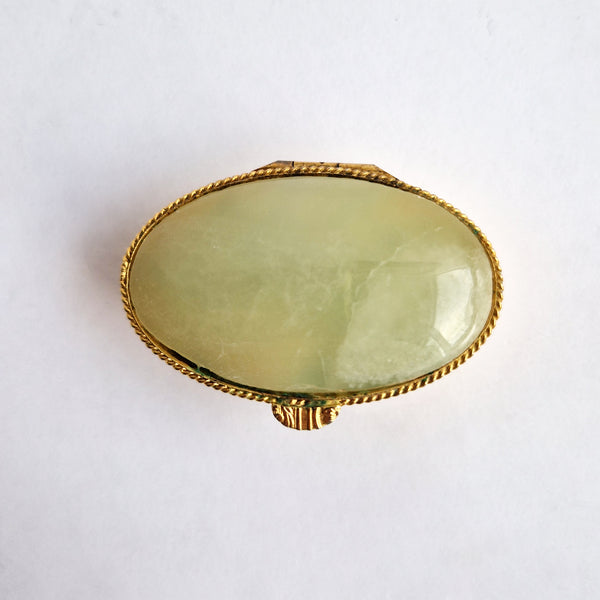 Vintage Italian onyx pill box