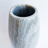 Vintage Italian gray onyx vase
