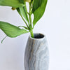 Vintage Italian gray onyx vase