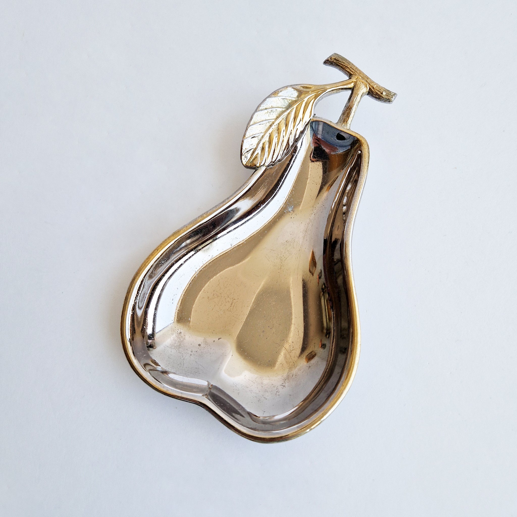 Vintage Italian pear trinket dish