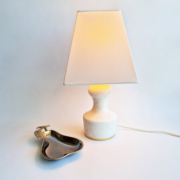 Vintage Italian marble table lamp