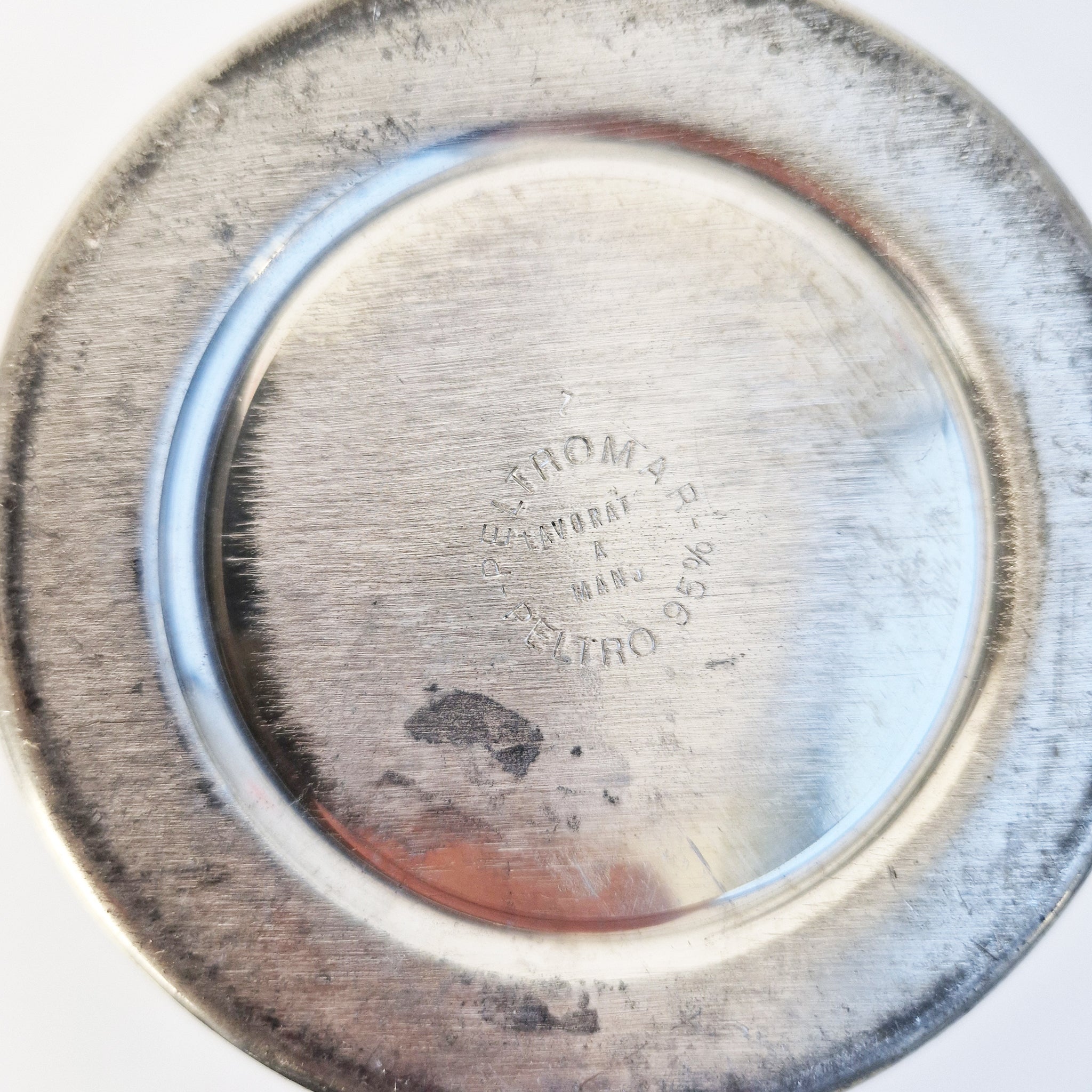 Vintage Italian pewter ice-bucket