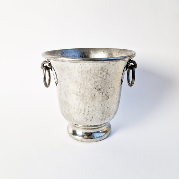 Vintage Italian pewter ice-bucket