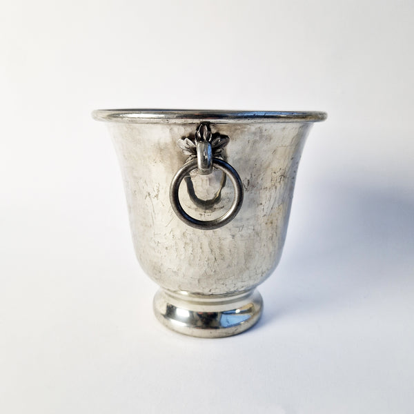 Vintage Italian pewter ice-bucket