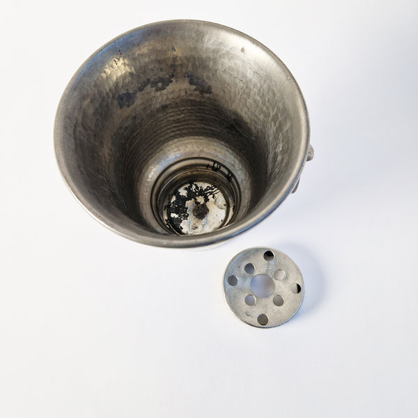 Vintage Italian pewter ice-bucket