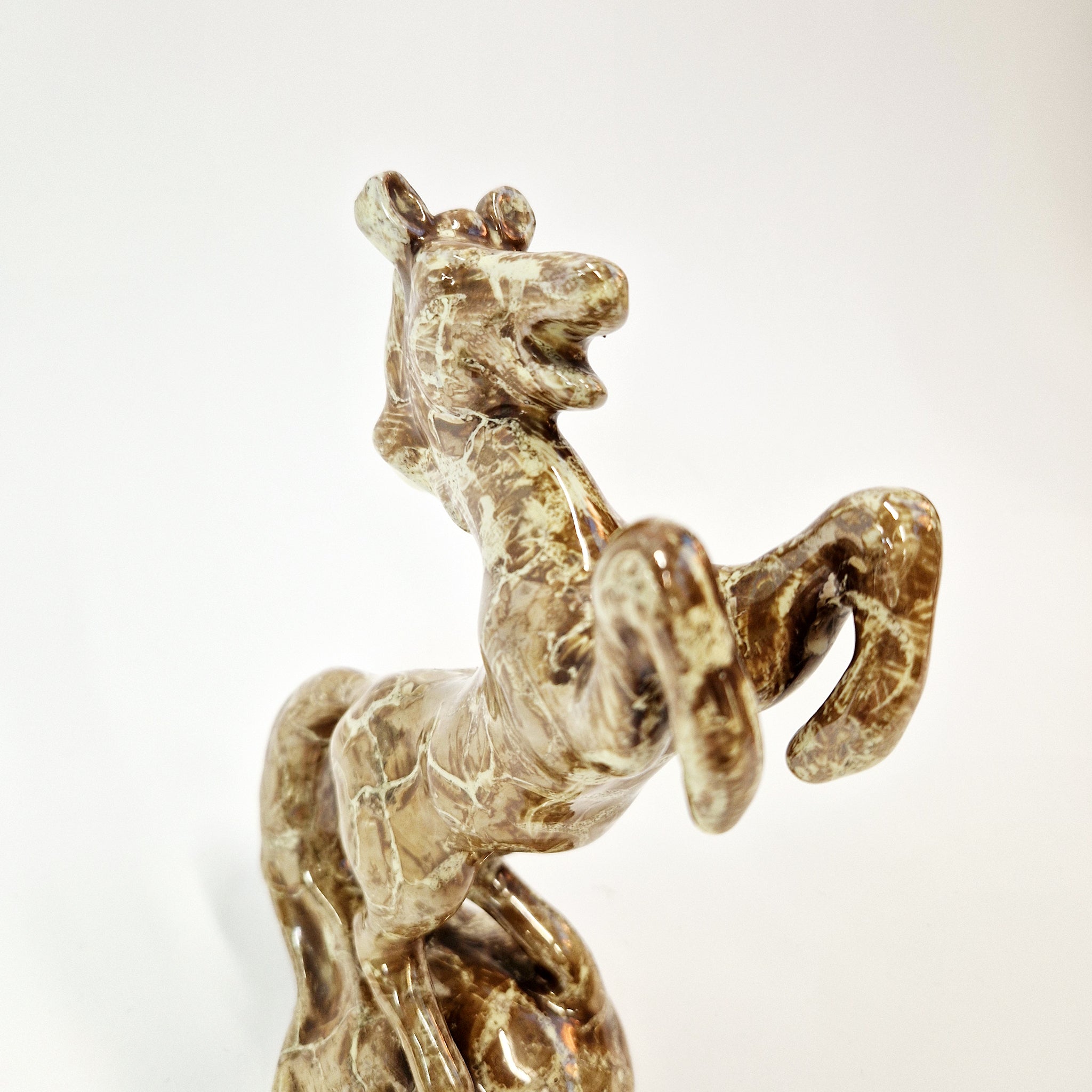 Vintage Italian rearing horse figurine