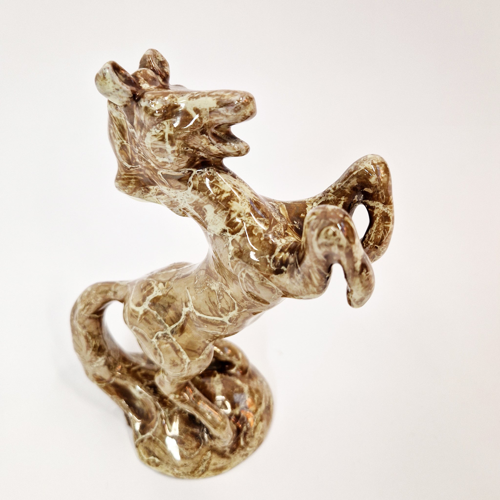 Vintage Italian rearing horse figurine