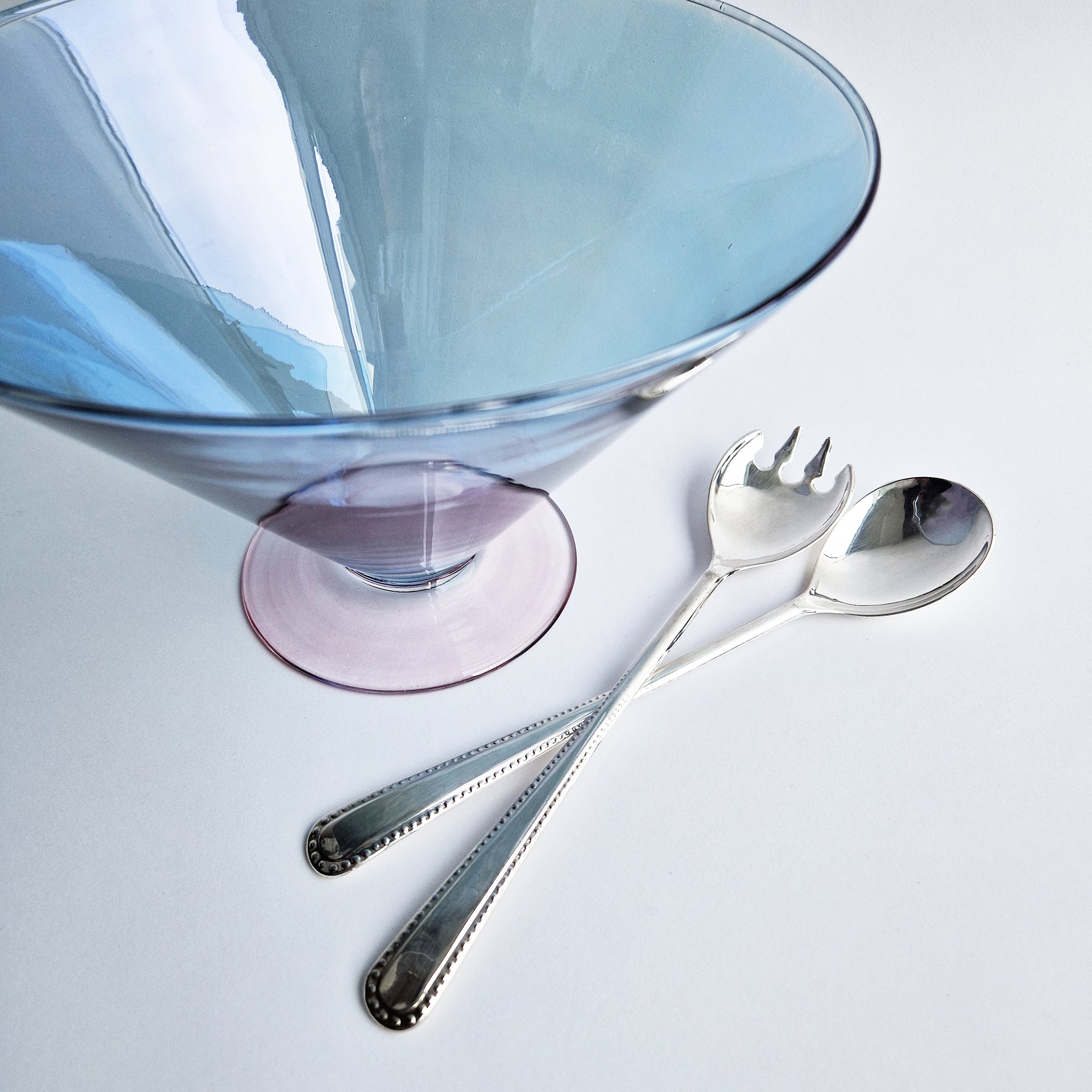 Vintage Italian silver-plated serving set