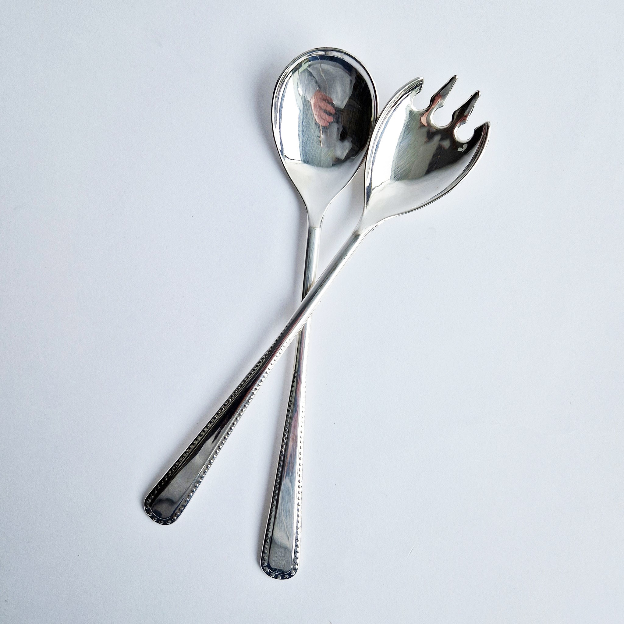 Vintage Italian silver-plated serving set