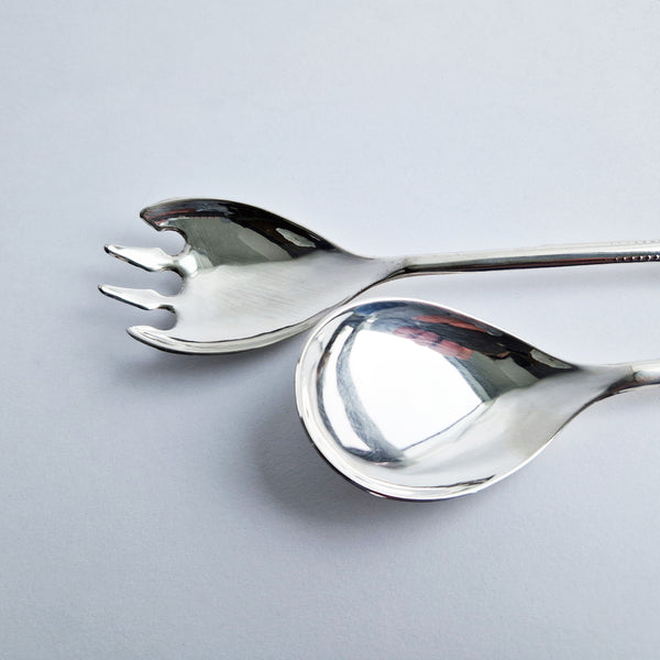 Vintage Italian silver-plated serving set