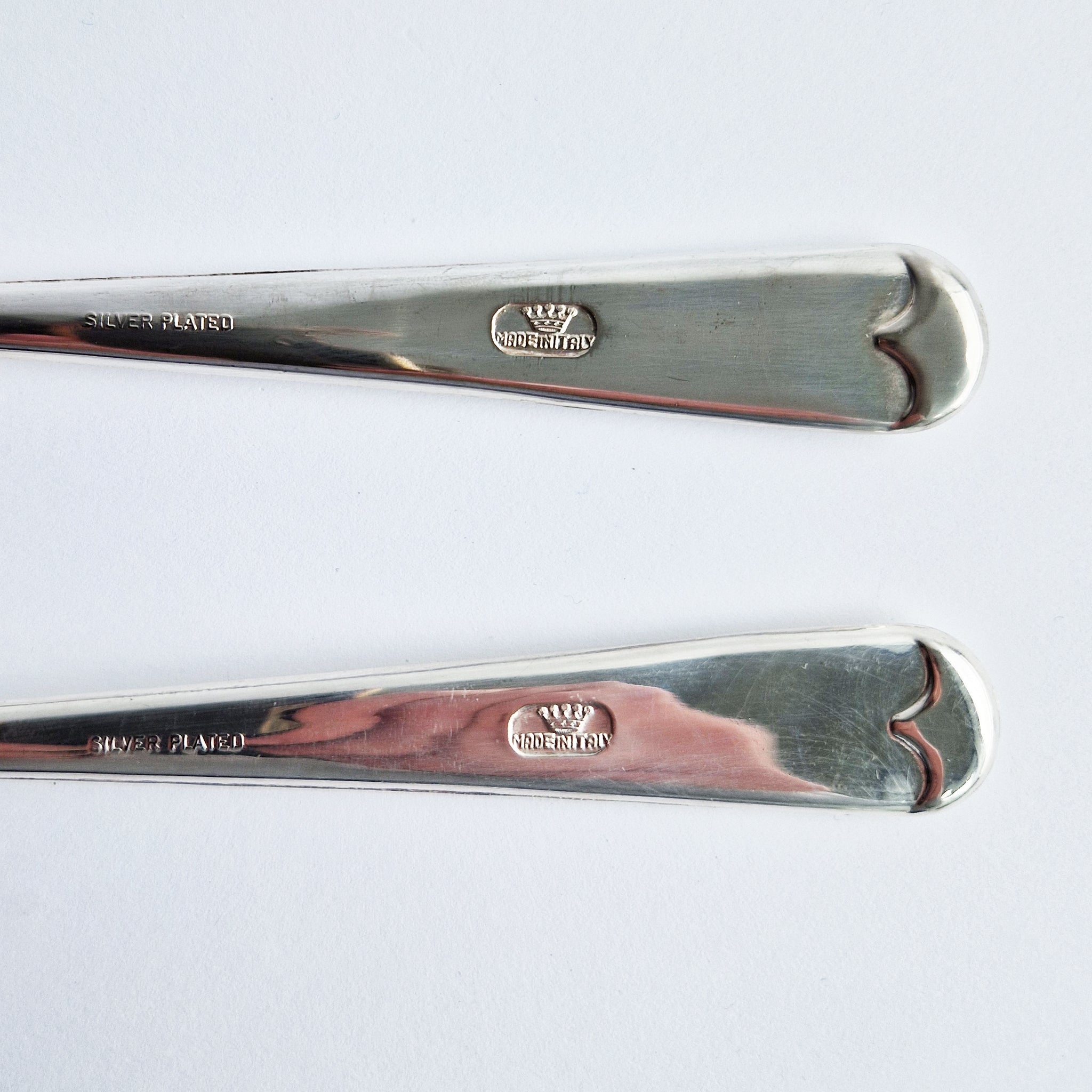 Vintage Italian silver-plated serving set