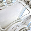 Vintage Italian large scalloped tray