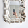 Vintage Italian large scalloped tray