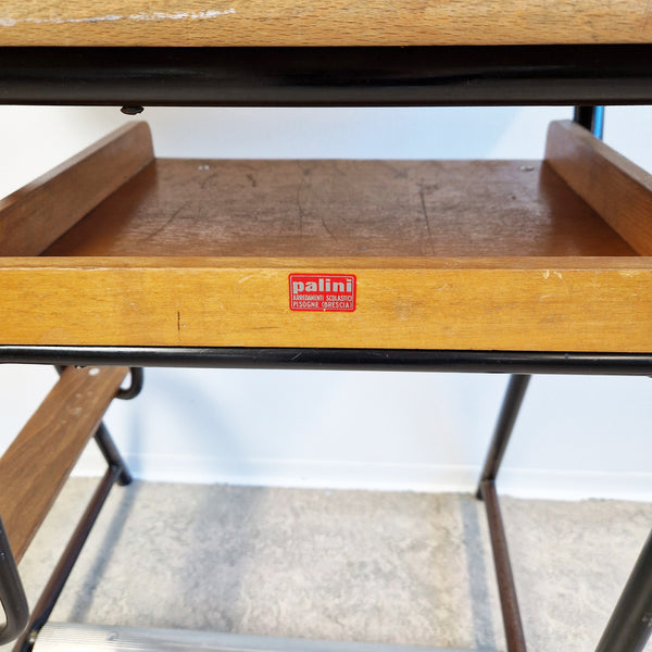 Vintage Italian school desk by Palini Brescia