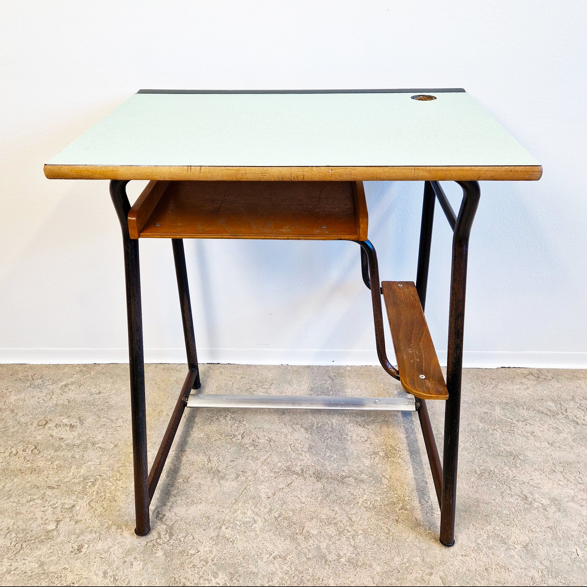 Vintage Italian school desk by Palini Brescia