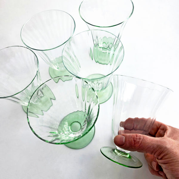 Vintage Italian drinking glasses (set of 6)