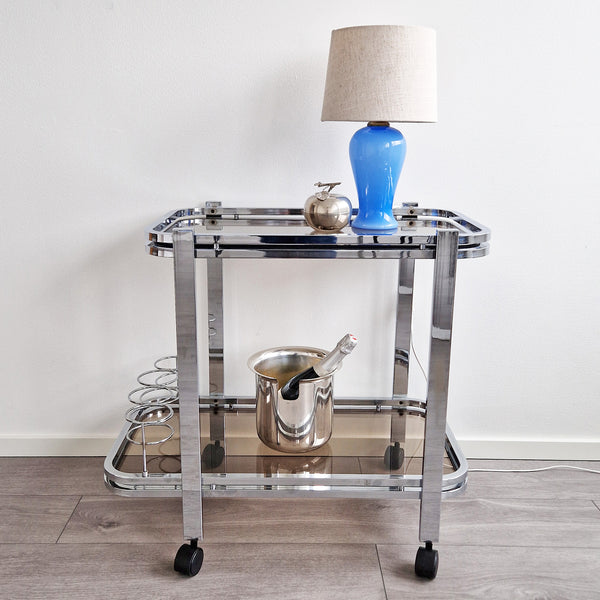 Vintage Italian silver plated wine cooler