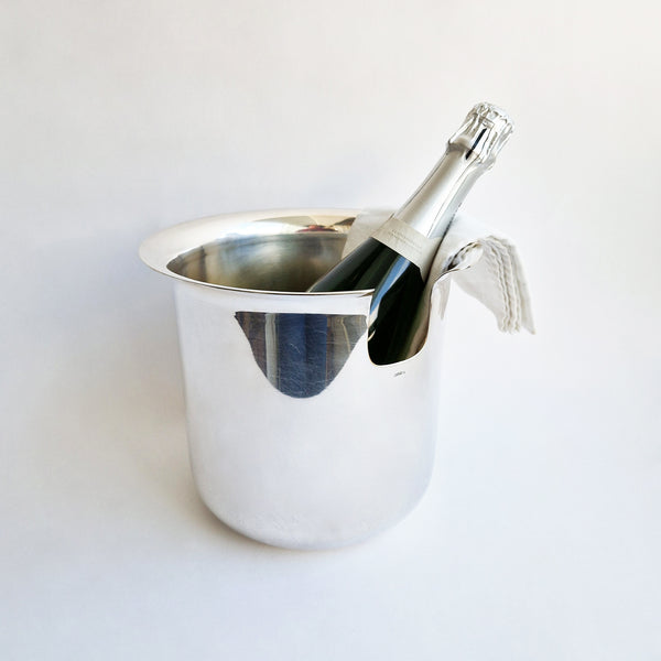 Vintage Italian silver plated wine cooler
