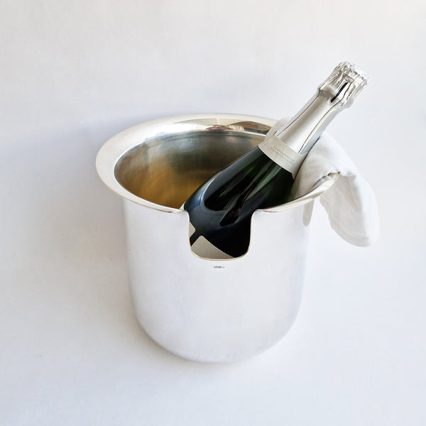 Vintage Italian silver plated wine cooler