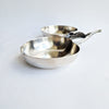 Vintage silver-plated cherry trinket bowls