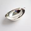 Vintage silver-plated leaf trinket bowl by de Uberti