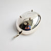 Vintage silver-plated leaf trinket bowl by de Uberti