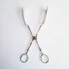 Vintage Italian faux-bamboo serving tongs